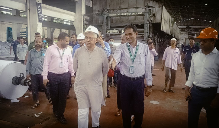 কর্ণফুলী পেপার মিলকে কীভাবে কাজে লাগানো যায়, সেই চিন্তা করছি : শিল্প উপদেষ্টা