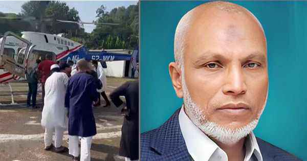 গুলিবিদ্ধ এরশাদ উল্লাহকে হেলিকপ্টারে নেওয়া হল ঢাকায়